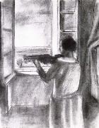 Henri Matisse Violinist window oil painting